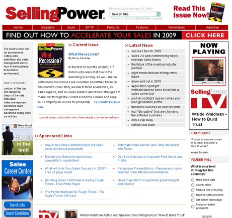 SellingPower.com Homepage