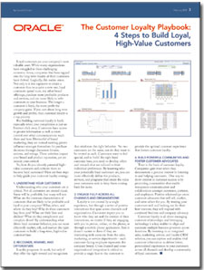 Oracle | The Customer Loyalty Download Image