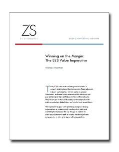 on the margin