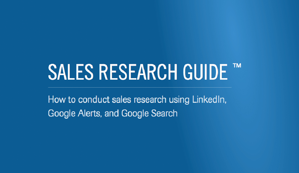 Sales Research Guide
