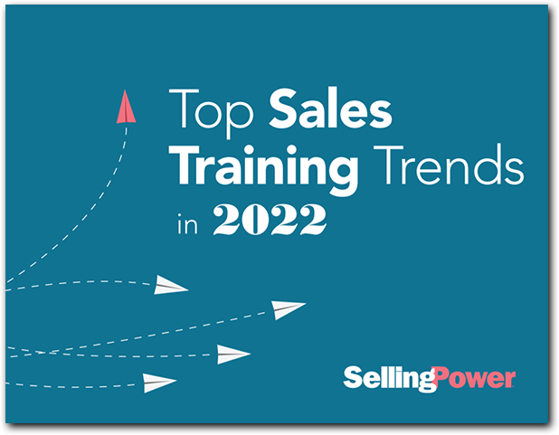 Cover of Top Sales Training Trends in 2022 eBook