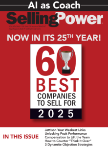 Cover of Selling Power magazine's July/August 2025 Issue
