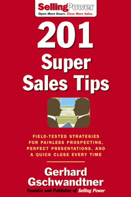 Cover of 201 Super Sales Tips Book