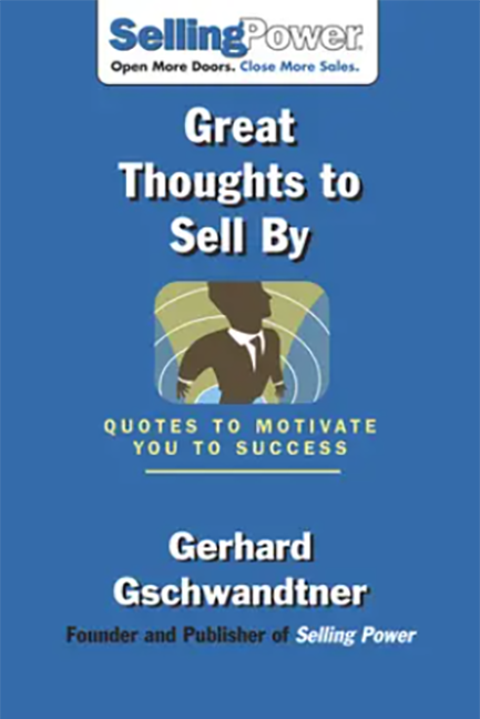Cover of Great Thoughts to Sell By Book