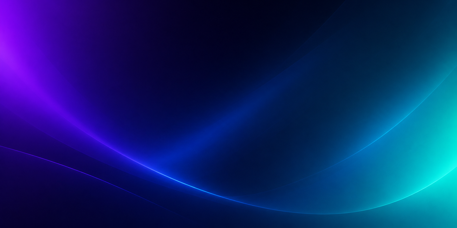 Abstract gradient background with smooth purple‑to‑blue curves creating a modern flowing design